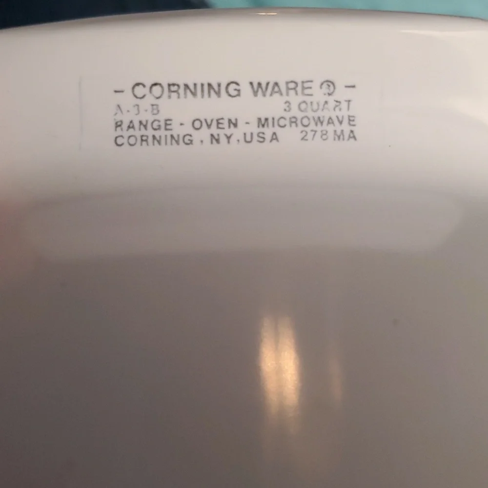 Corning Ware 3 Quart Wildflower‎ Vintage Floral Square Ceramic Casserole Dish